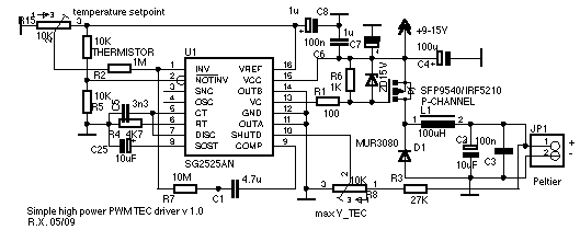 Tec best sale peltier controller